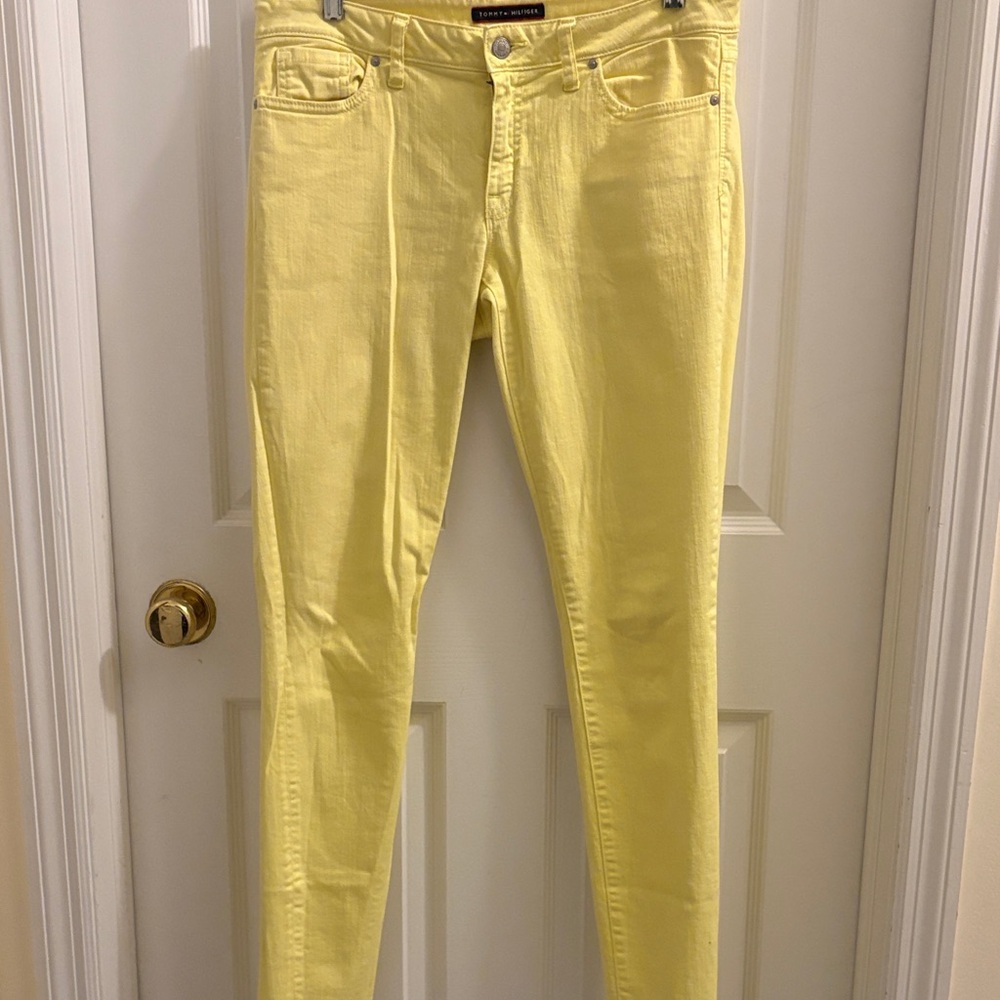 Tommy Hilfiger Yellow Skinny Jeans